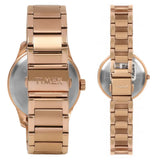 TW00PR266 Timex Empera Pairs Rose Gold Dial Round Case Multifunction Function Watch