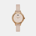 TW027HL05 Helix Leather Analog Beige Dial Women's Watch