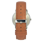 TW039HG09 Helix By Timex Black Round Analog Leather Watch Men