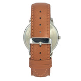 TW039HG09 Helix By Timex Black Round Analog Leather Watch Men