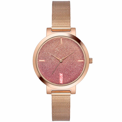 TW041HL21 Helix Analog Stainless Steel Watch Women