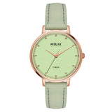 TW056HL00 Helix Analog Leather Watch Women