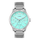 TIMEX Men Tiffany Blue Round Dial Analog Watch - TW0TG7639