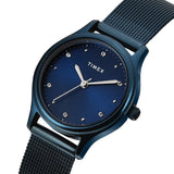 Timex Women Blue Round Analog Dial Watch- TW0TL8717