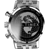 Timex Marlin Men Silver-Tone Analog Round Stainless Steel Dial Watch - TW2W10400UJ