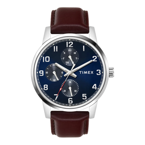 TIMEX Blue Round Dial Analog Men's Watch - TWEG18906