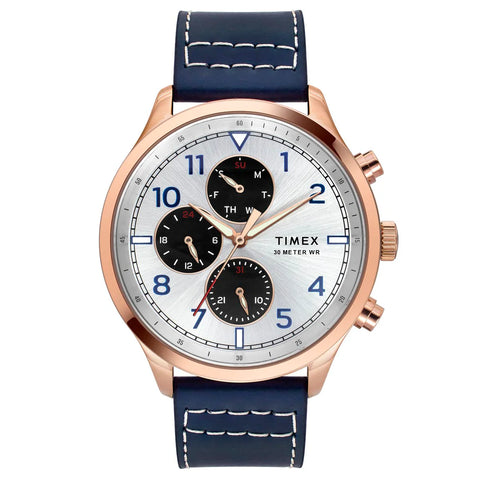TIMEX Men Silver Round Dial Analog Watch - TWEG23902 Colors: / Silver