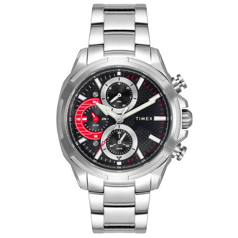 TIMEX Men Black Round Dial Analog Watch - TWEG25000