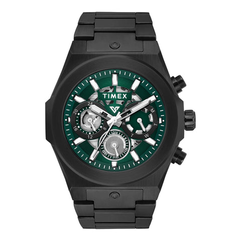 TIMEX Vector Men Green Round Dial Analog Watch - TWEG26102