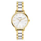 Timex Quartz Silver Round Dial Analog Women Watch - TWEL15828