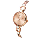 Timex Fria Women Rose Gold Round Analog Watch - TWEL18103
