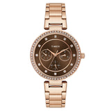 TIMEX Brown Round Dial Analog Women's Watch - TWEL18721