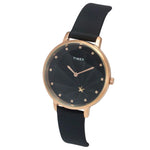 Timex Women Black Round Dial Analog Watch - TWEL19101