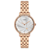 TWEL19102 Timex Women Silver Round Dial Analog Watch