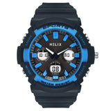 TWESK4502T Helix Grey Round Ana Digi Resin Watch Men