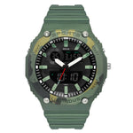 TWESK4701T Helix Men Black Round Dial Quartz Analog-Digital Watch