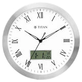 NCW0021MC04A Titan Steel Color Metal  Wall Clock
