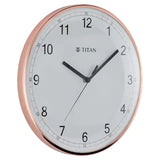NCW0022MA01A Titan Metallic White Wall Clock