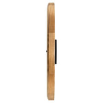 NBW0034WA01 Titan Wooden Brown Wall Clock with Glass Dial