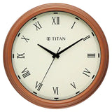 NCW0045PA02A Titan Classic Brown Wall Clock