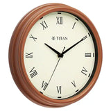 NCW0045PA02A Titan Classic Brown Wall Clock
