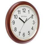 NSW0053WA01 Titan White Dial Brown Color Silent Sweep Technology