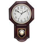 NCW0071PM01 Classic Brown Colour Pendulum Clock with a Westminster chime
