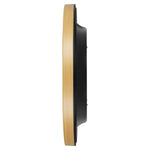 NSW0080PA01 Titan Contemporary Wall Clock Quartz Analog Light Brown Dial