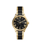 CE1132 FOSSIL Gilmore  Gold-Tone and Black Ceramic Watch