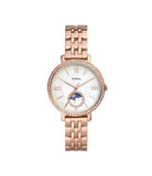 ES5165- Jacqueline Sun Moon Rose Gold-Tone Stainless Steel Watch