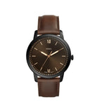 FS5551I - Minimalist Brown Leather Watch