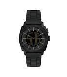 FS6156 -  Big Tic Black Stainless Steel Watch