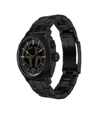 FS6156 -  Big Tic Black Stainless Steel Watch
