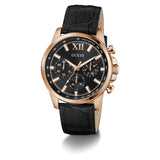 GW0913G2- Guess  Walker Men  Black Dial Analog Stainless Steel Watch