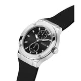 GW0491G3 - GUESS Mens Black Silver Tone Multi-function Watch