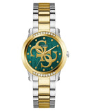 GW0861L4 - GUESS Annette Women Green Dial Analog Stainless Steel