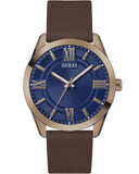 GW0894G3 - Guess  Elliot Men  Blue Dial Analog Stainless Steel Watch