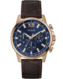 GW0901G3 - Guess   Walker Men Blue Dial Analog Stainless Steel Watch