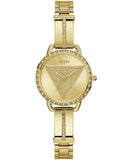 GW0914L2- Guess Tri Bellini Women Champagne Dial Analog Stainless Steel Watch