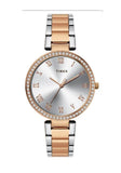 Timex Silver Dial with Roman Numbers Women's Watch - TWEL18717