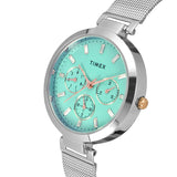 Timex Blue Dial Round Case Multifunction Function Watch -TW000X241