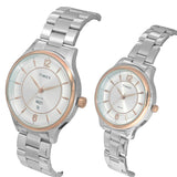Timex  Silver Dial Round Case Day Date/3 Hands Function Watch -TW00PR274