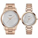 TW00PR294 Timex  Pair's Analog Silver Dial Coloured Quartz Watch,