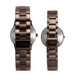 TW00PR295 Timex Premium Quality 3 Hands Pair's Analog Brown Dial Coloured Quartz Watch