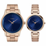 TW00PR296 Timex  Pair's Analog Blue Dial Watch,