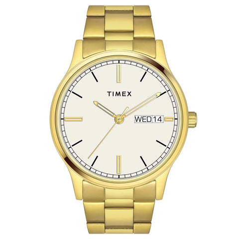 Timex Men's Analog White Dial Coloured Quartz Watch - TW0TG8313