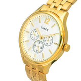 Timex Fashion Men's Silver Dial Round Case Multifunction Function Watch -TWEG18414