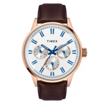 Men's White Dial Round Case Multifunction Function Watch -TWEG19908