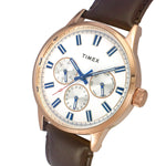 Men's White Dial Round Case Multifunction Function Watch -TWEG19908