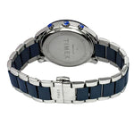 Timex Fashion Men's Blue Dial Round Case Chronograph Function Watch -TWEG21701
